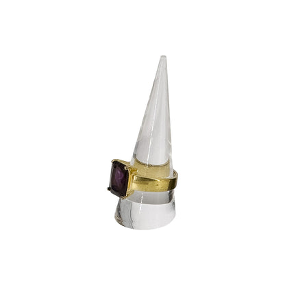 2.5" x 1" Clear Acrylic Cone Ring Display