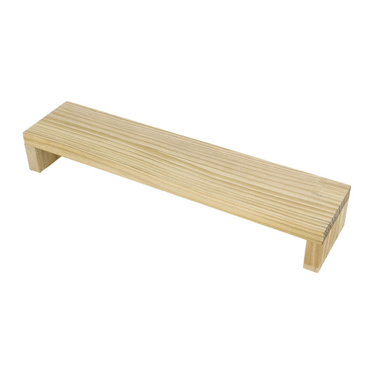 2" High Natural Wood Jewelry Display Riser