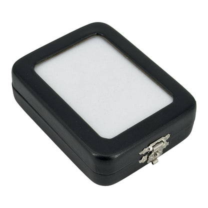 2" x 2 3/4" Black Leatherette Gemstone Box