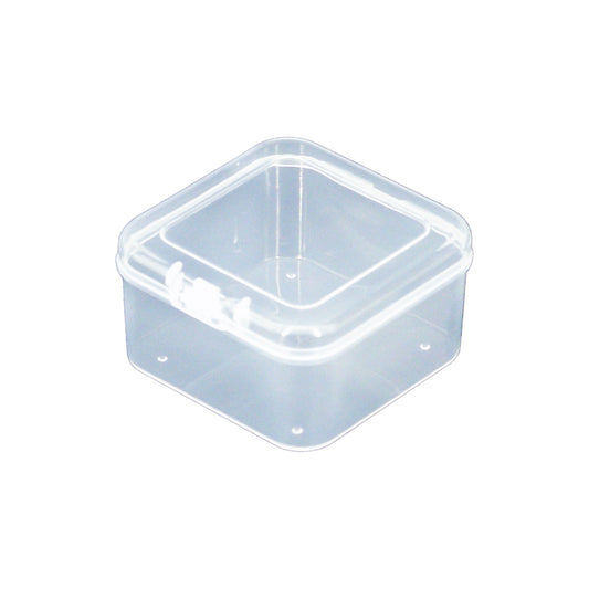 2" x 2" Clear Plastic Organizer Storage Case with Snap Closure