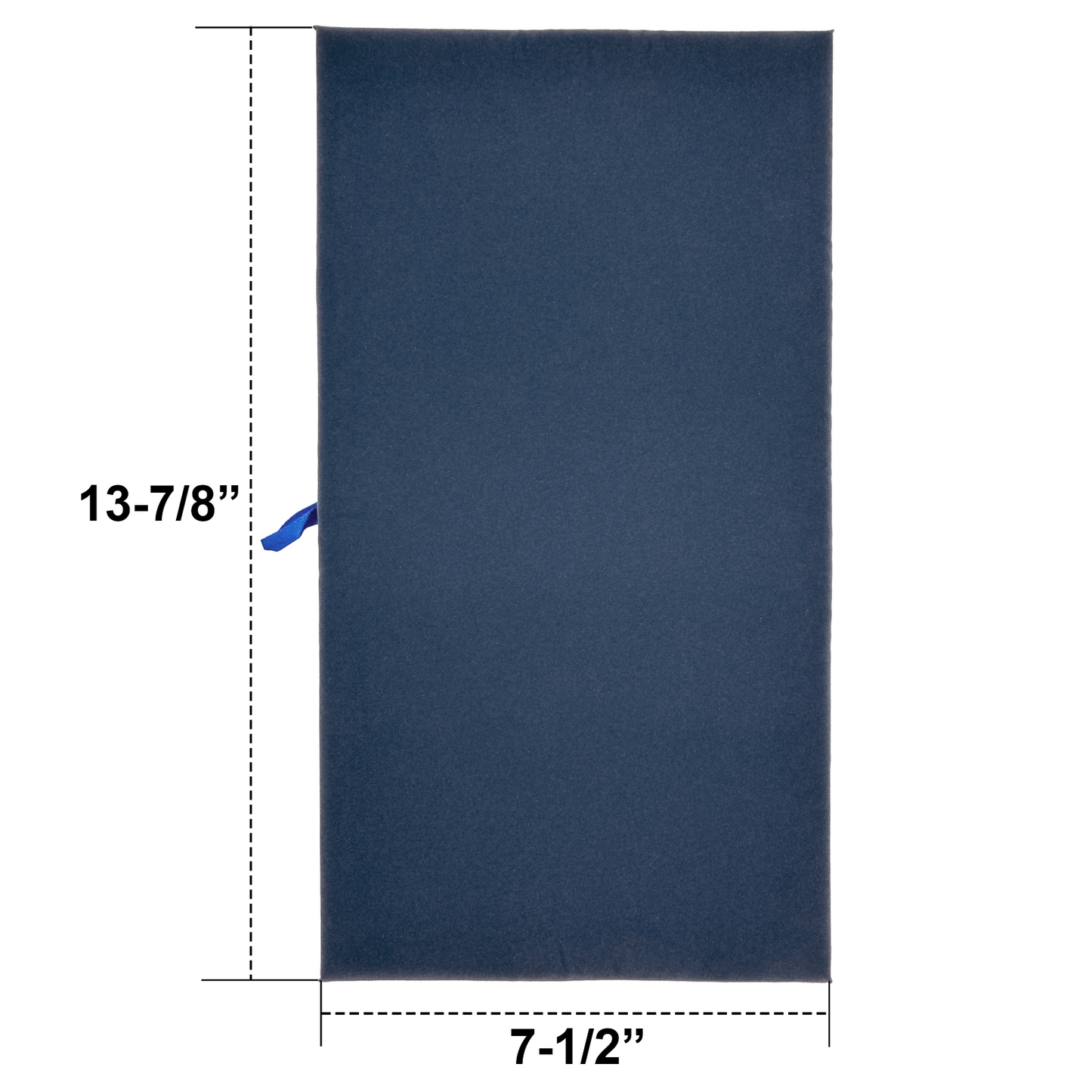 (20-Pack) 13 7/8" x 7 1/2" Dark Blue-Gray Jewelry Display Pad Tray Insert