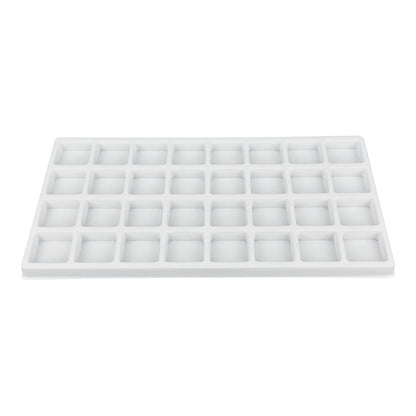 24 Compartments White flocked Tray Insert