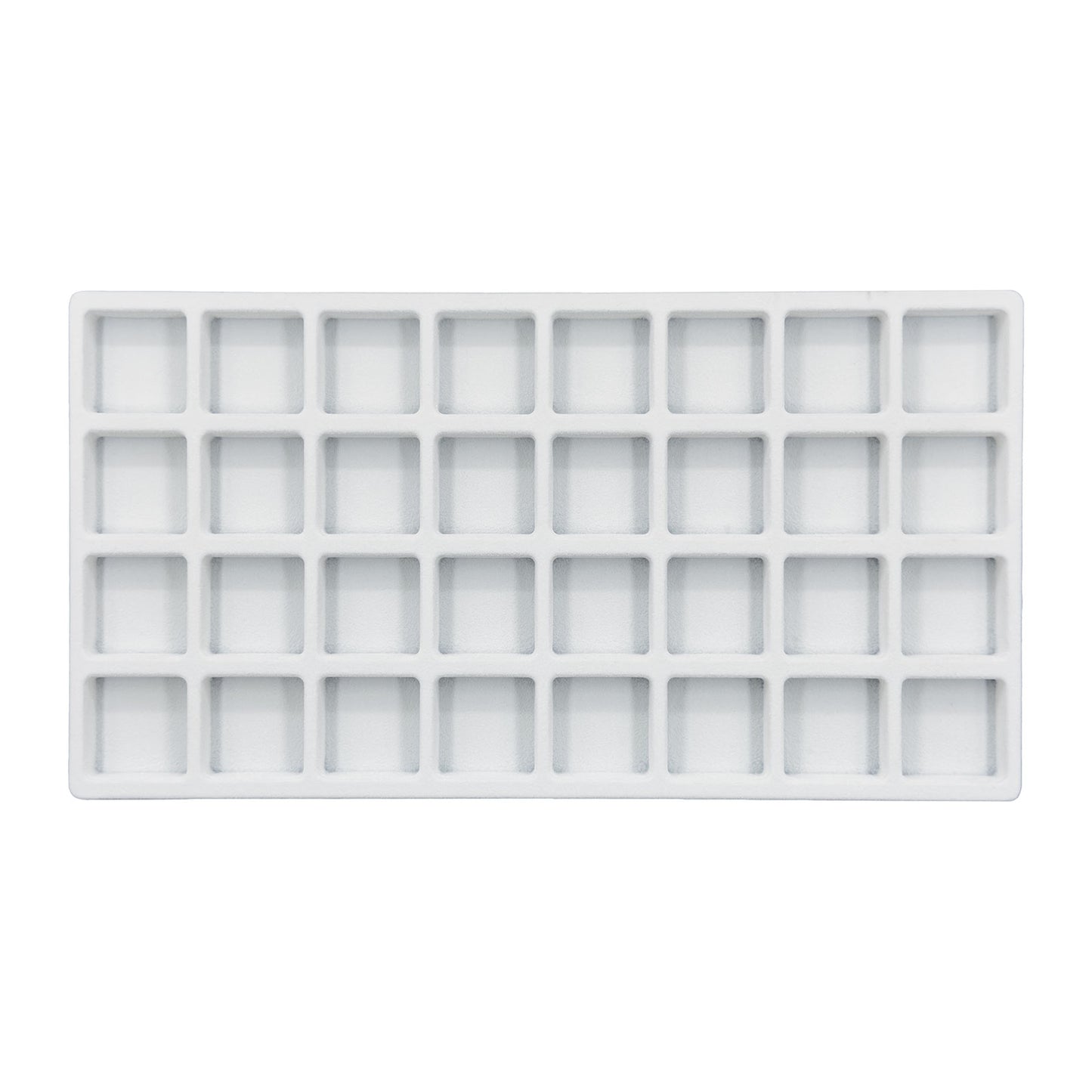 24 Compartments White flocked Tray Insert