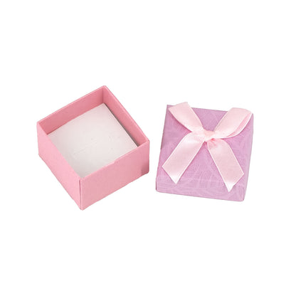 24-Pack Assorted Ring Gift Boxes with Ribbon Bows