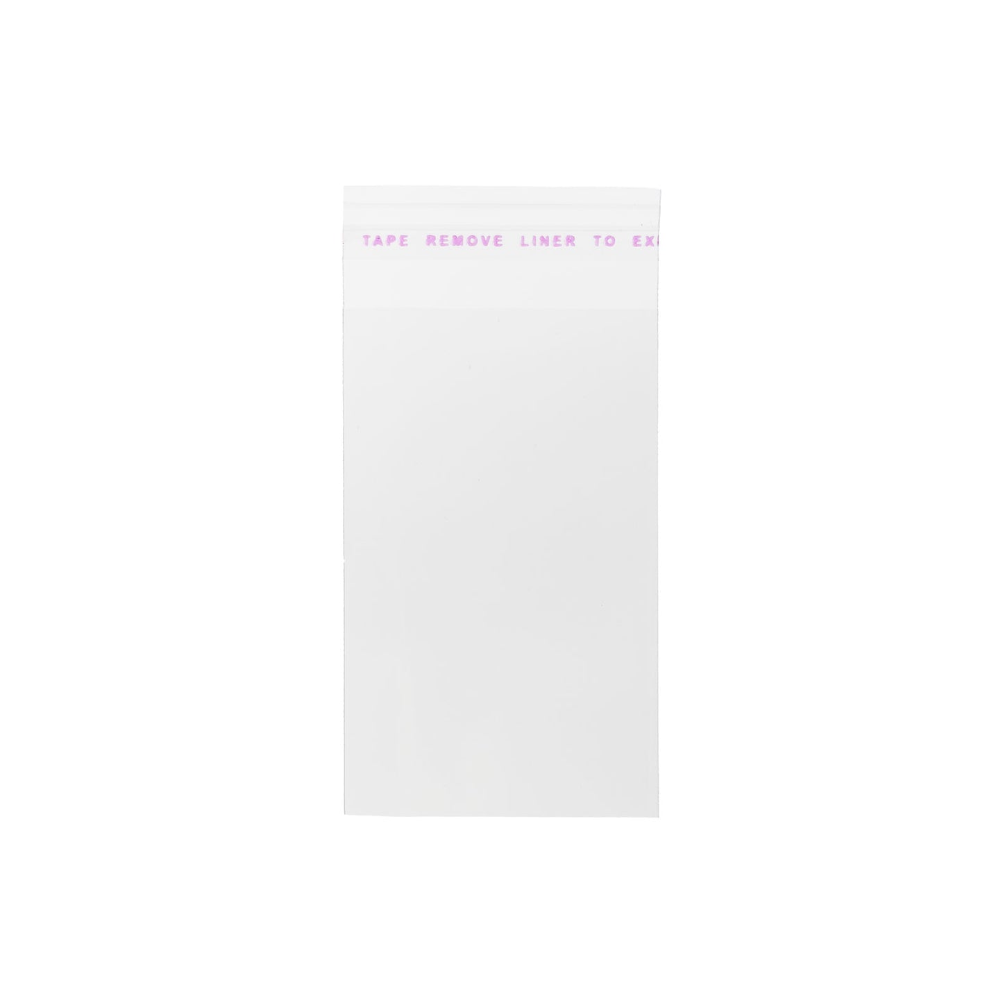 Ultra Clear 1.25 Mil Opp Adhesive Seal Plastic Packing Bag