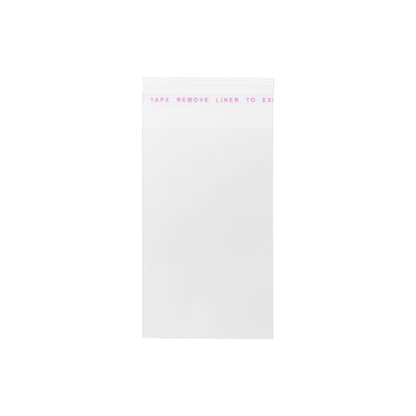 Ultra Clear 1.25 Mil Opp Adhesive Seal Plastic Packing Bag