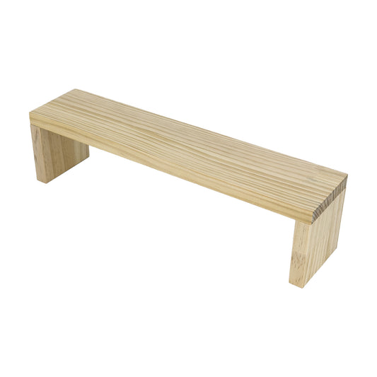 3 1/2" High Natural Wood Jewelry Display Riser