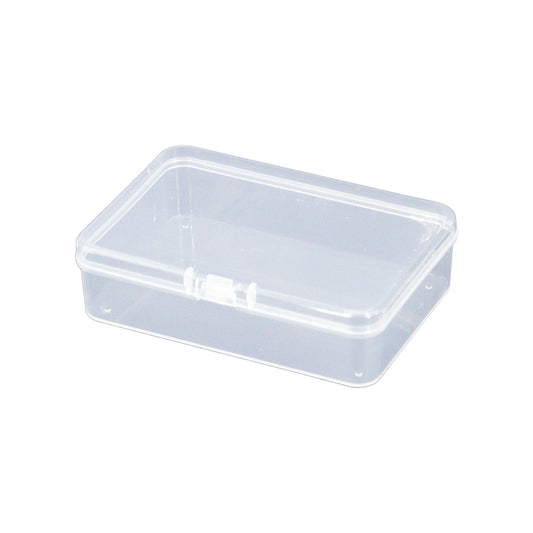 3 1/2" x 2 1/4" Clear Plastic Organizer Storage Case with Snap Closure