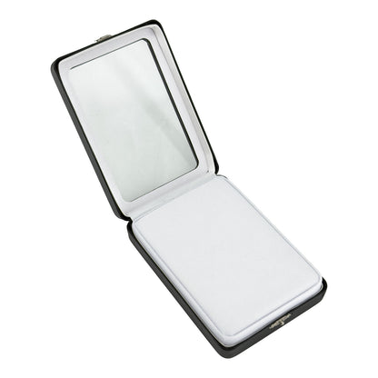 3.3" x 4.9" Black Leatherette Gemstone Box