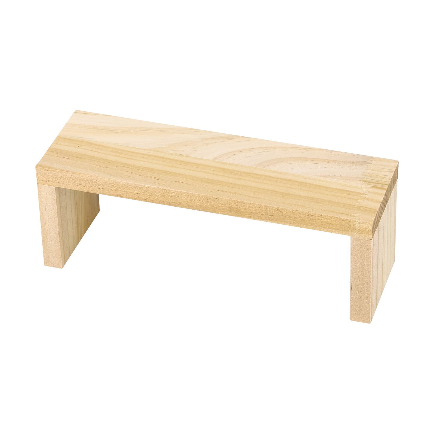 3.5" x 9.75" Natural Wood Jewelry Display Riser