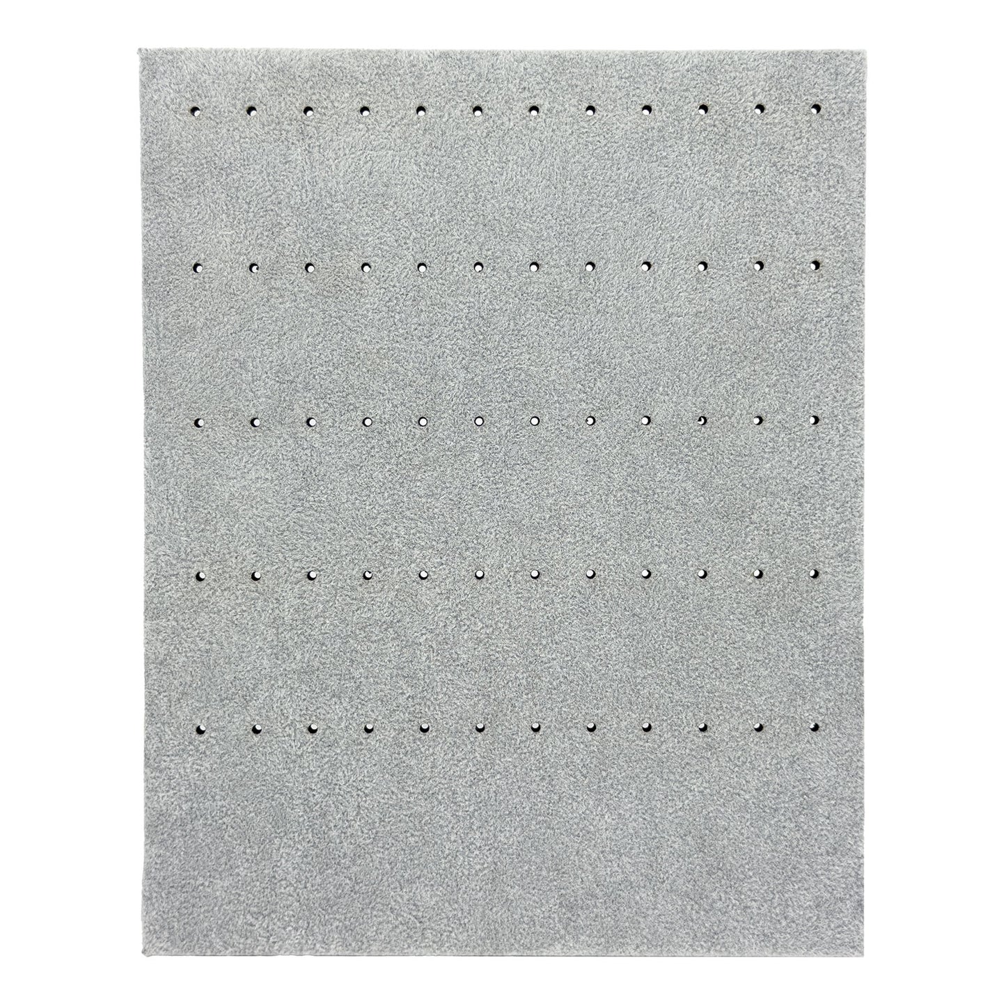 30-Pair Gray Velvet Self-Standing Earrings Display