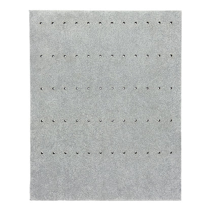 30-Pair Gray Velvet Self-Standing Earrings Display
