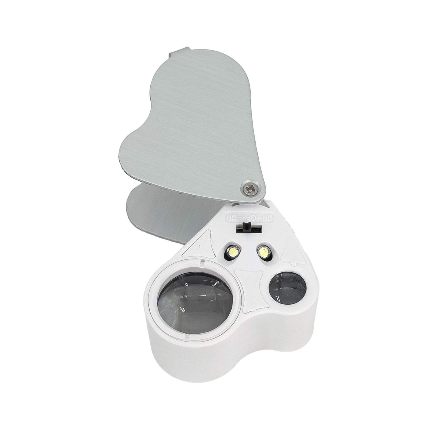 30X & 60X Dual LED Illuminated Jeweler's Magnifying Loupe
