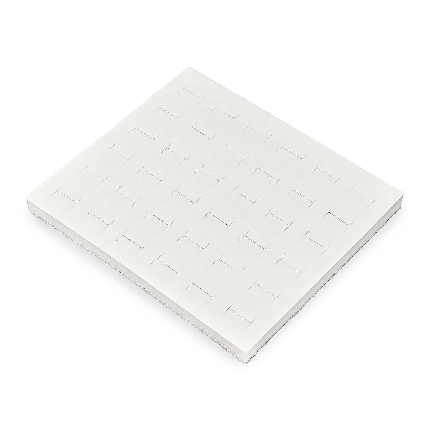 36 Ring White Leatherette Foam Half-Size Jewelry Tray Insert