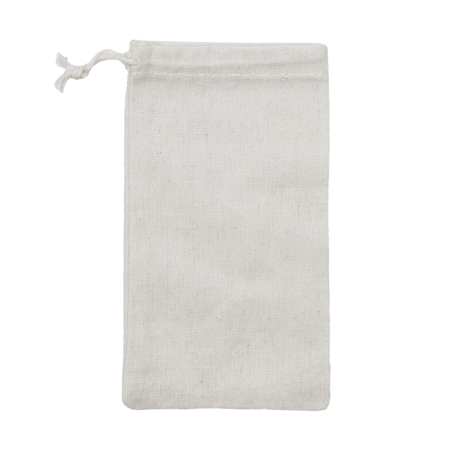 3" x 5" Cotton Muslin Drawstring Reusable Bags
