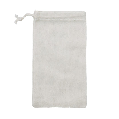 3" x 5" Cotton Muslin Drawstring Reusable Bags