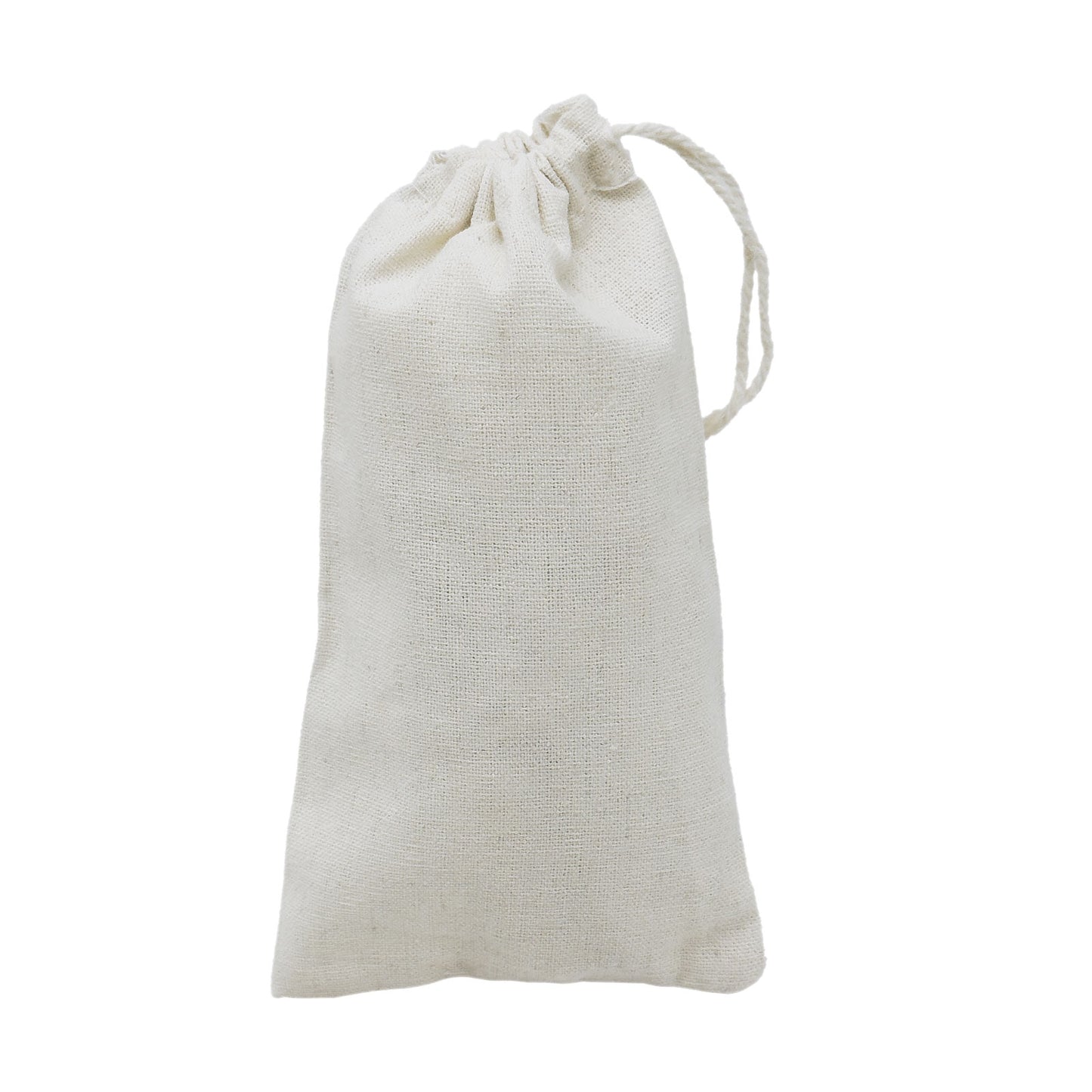 3" x 5" Cotton Muslin Drawstring Reusable Bags
