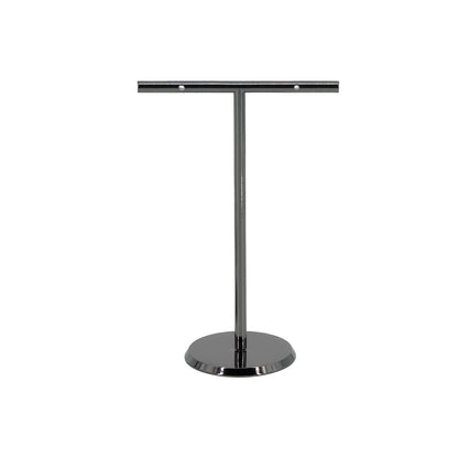 4" Black Metal T-Bar Earring Jewelry Display Stand