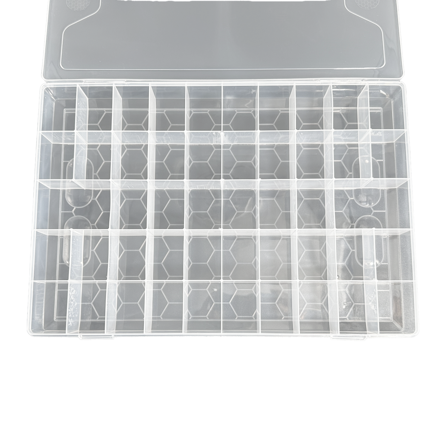 48 Grid Clear Plastic Compartment Organizer Storage Case