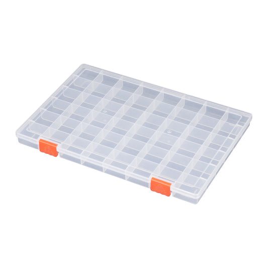 48 Grid Small Clear Plastic Compartment Organizer Storage Case