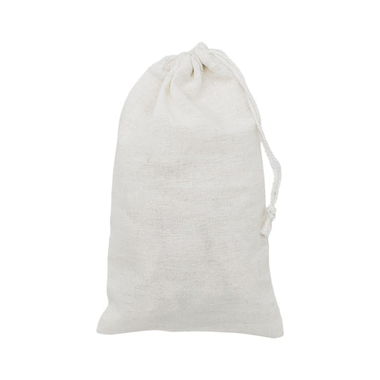 4" x 6" Cotton Muslin Drawstring Reusable Bags