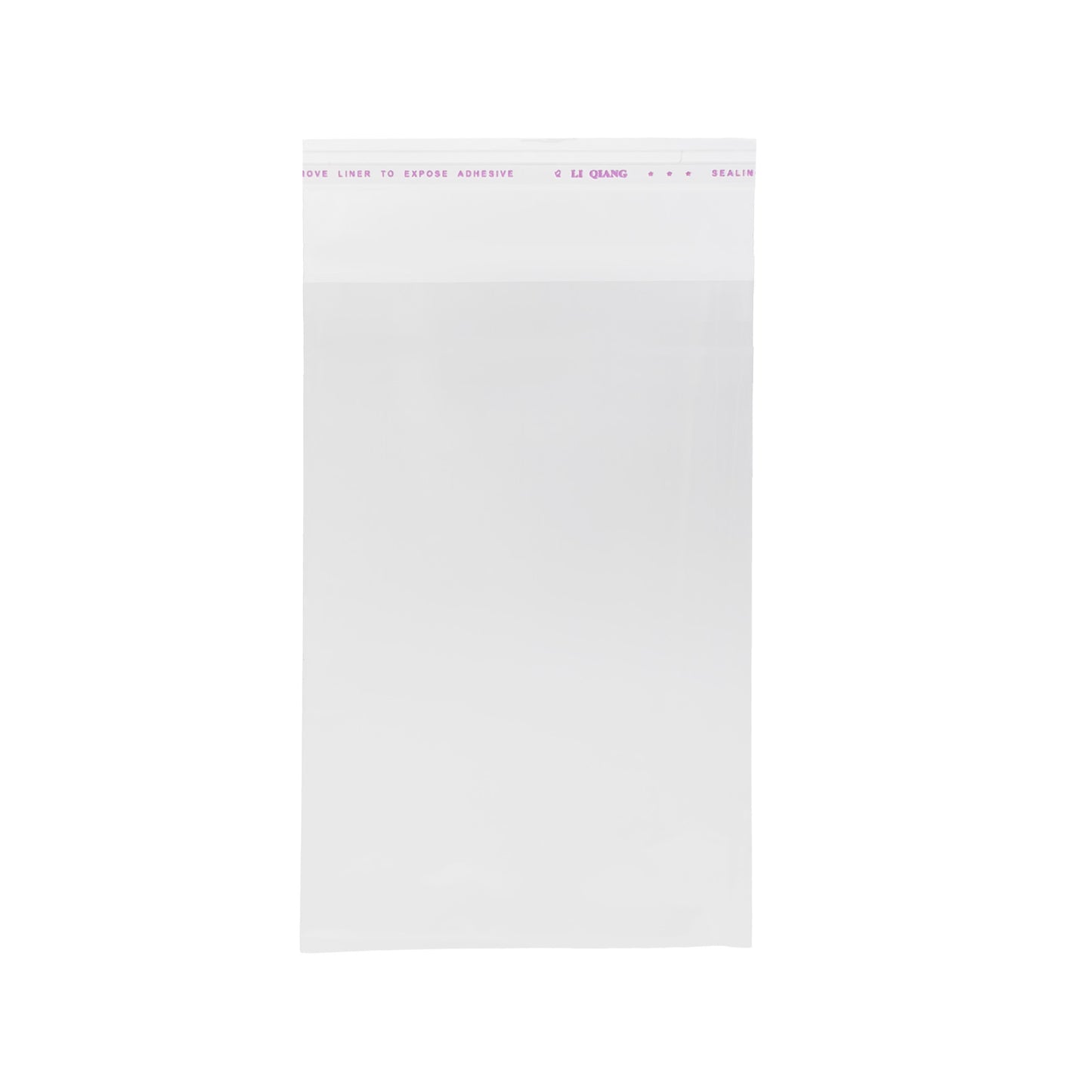 Ultra Clear 1.25 Mil Opp Adhesive Seal Plastic Packing Bag
