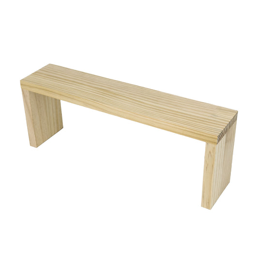 5 1/4" High Natural Wood Jewelry Display Riser