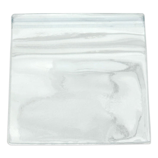 5 1/8" x 5 1/8" Resealable 4 Mil Thick Translucent Zip Plastic Bag