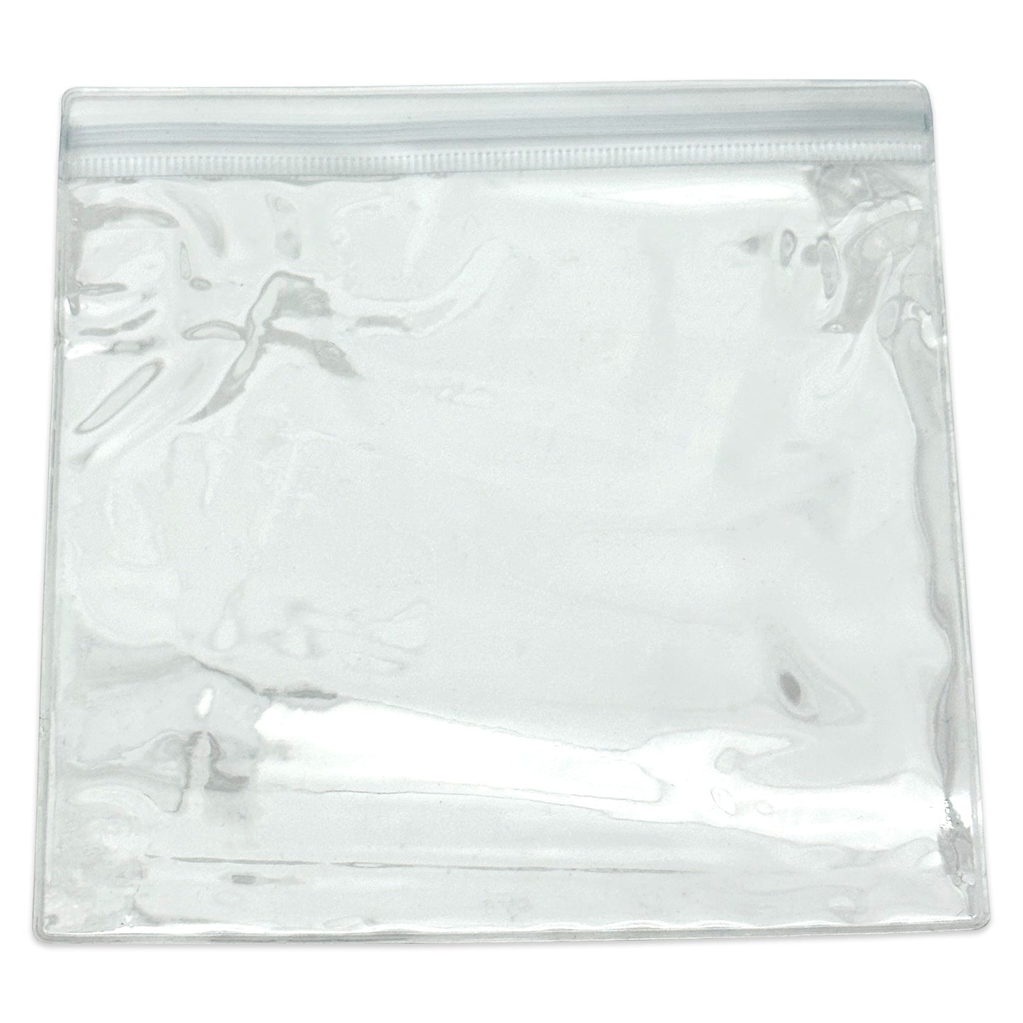 5 7/8" x 5 7/8" Resealable 4 Mil Thick Translucent Zip Plastic Bag