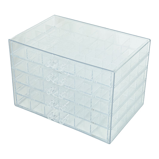 5-Drawer Clear Acrylic Jewelry Storage Box