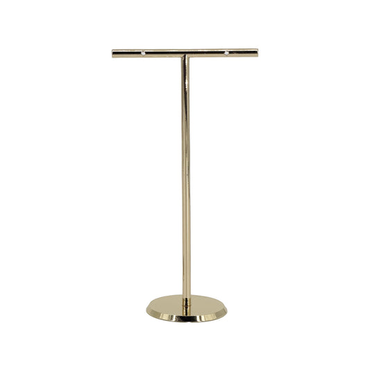 5" Gold Metal T-Bar Earring Jewelry Display Stand