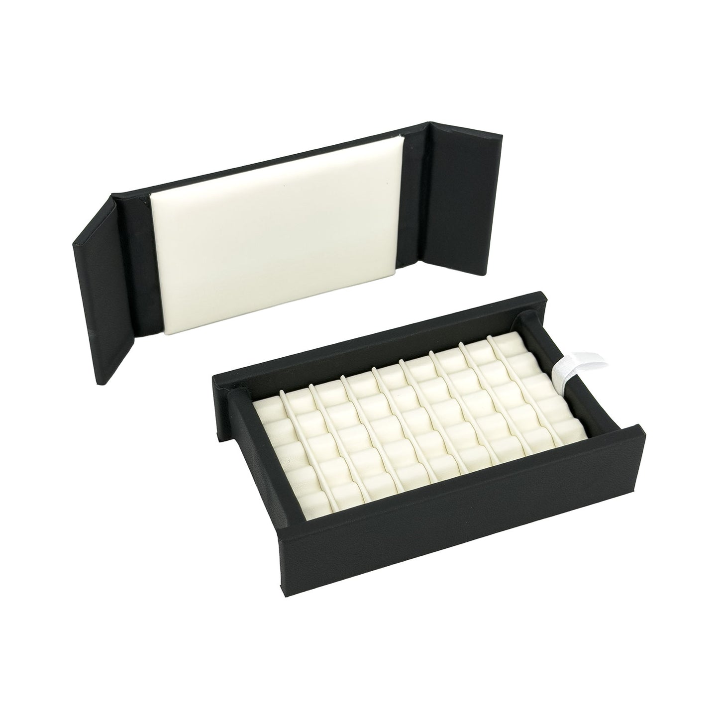 5" x 3" Black Leatherette 45 Gem Box Case