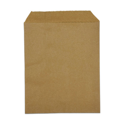 5" x 6" Kraft Flat Paper Gift Shopping Bags