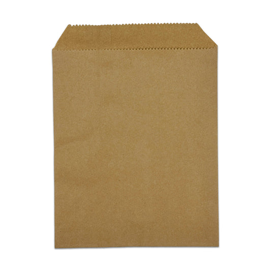 5" x 6" Kraft Flat Paper Gift Shopping Bags