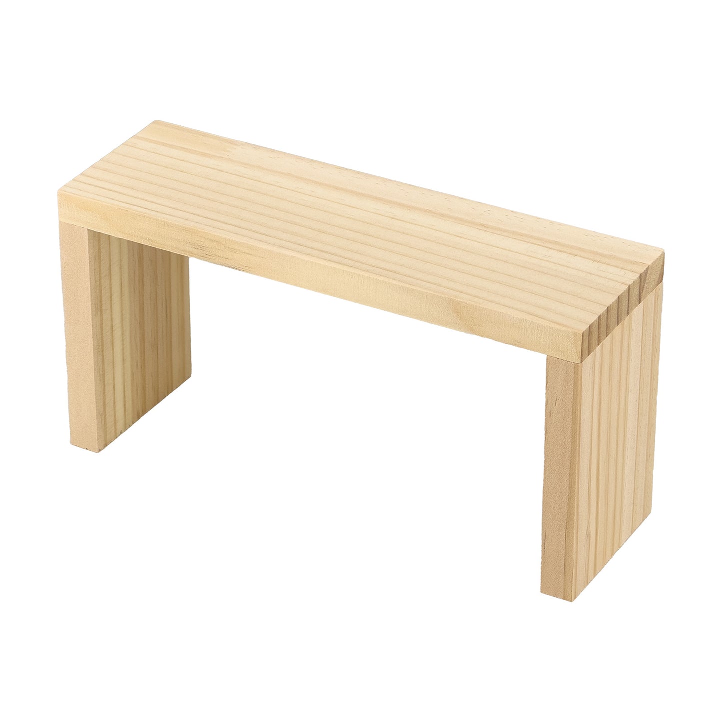 5" x 9.75" Natural Wood Jewelry Display Riser