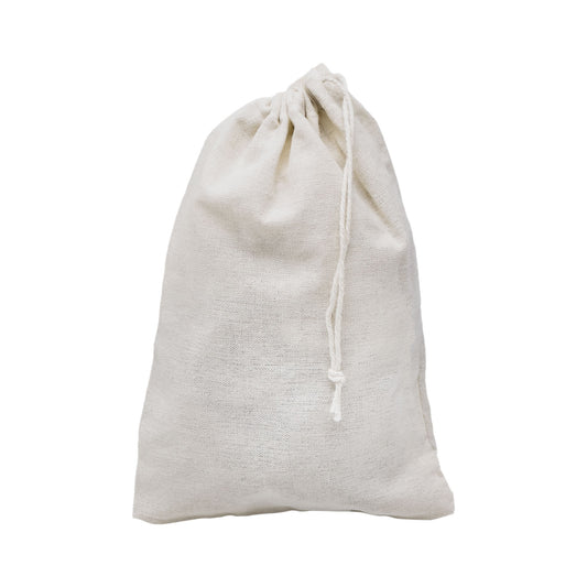 5" x 7" Cotton Muslin Drawstring Reusable Bags