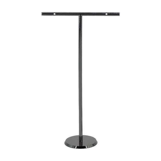 6" Black Metal T-Bar Earring Jewelry Display Stand