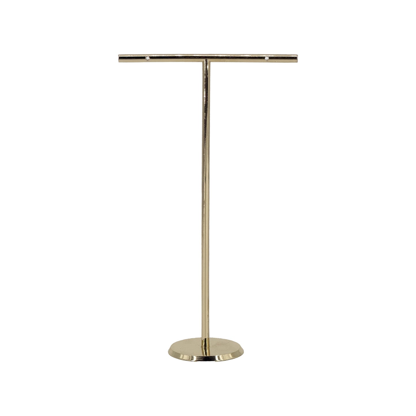 6" Gold Metal T-Bar Earring Jewelry Display Stand