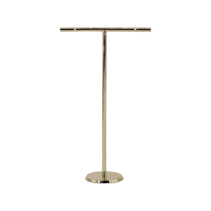 6" Gold Metal T-Bar Earring Jewelry Display Stand