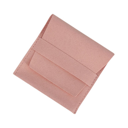 10-Pack Pink Microfiber Folding Gift Bag Jewelry Pouch