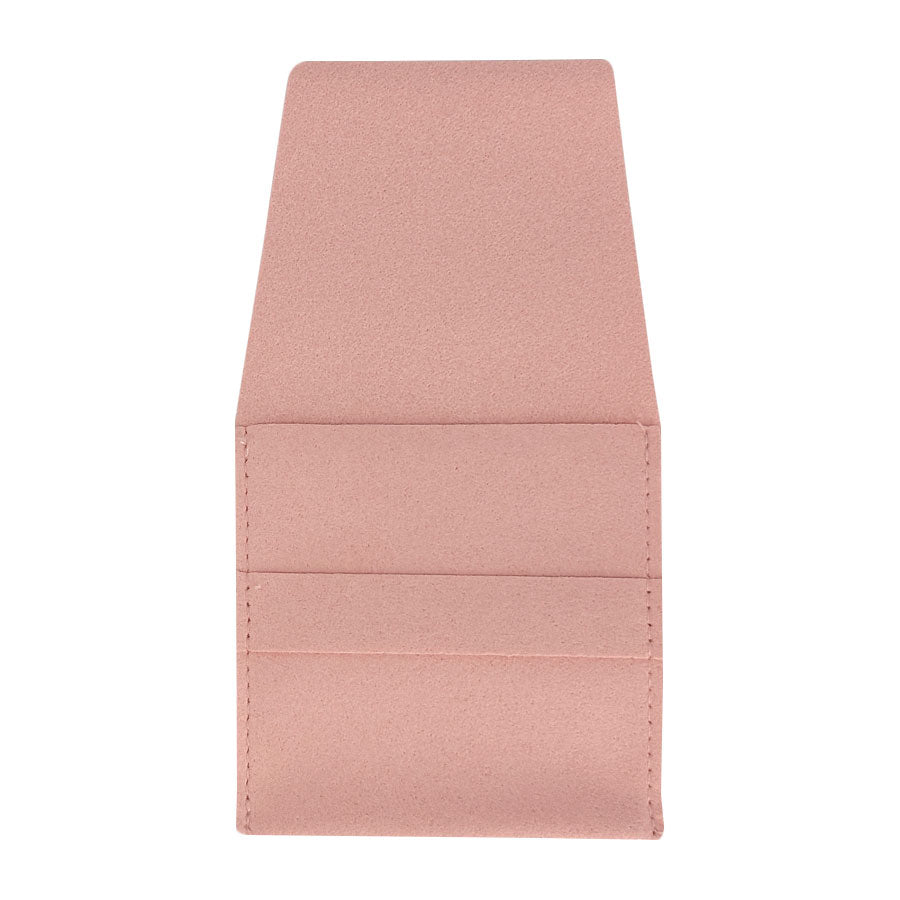 10-Pack Pink Microfiber Folding Gift Bag Jewelry Pouch