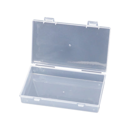 6" x 3 1/2 Clear Plastic Organizer Storage Case with Snap Closure