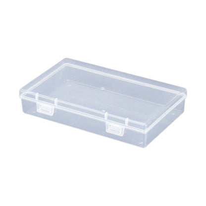 6" x 3 1/2 Clear Plastic Organizer Storage Case with Snap Closure