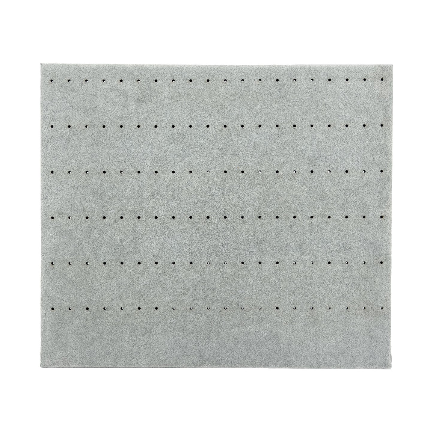 60-Pair Gray Velvet Self-Standing Earrings Display