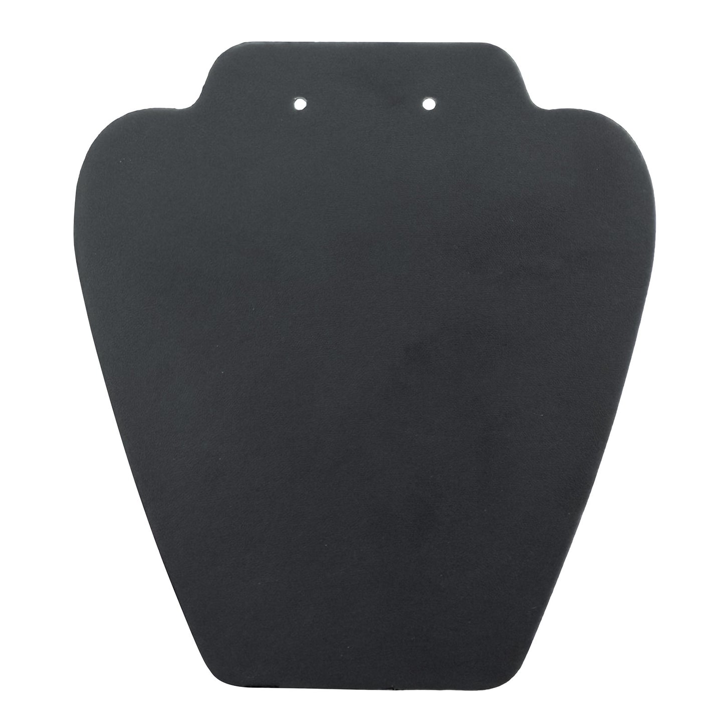 7 1/2" Black Leatherette Cardboard Necklace and Earring Easel Display