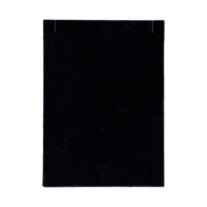 7 1/8" x 5 1/8" Black Necklace Paper Box with Black Foam Insert