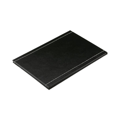 7" x 10" Black Leatherette Portable Folding Collapsible Mirror