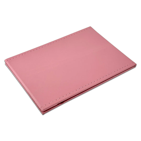 7" x 10" Pink Leatherette Folding Collapsible Mirror