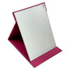7" x 10" Red Leatherette Folding Collapsible Mirror