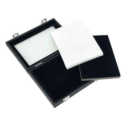 7" x 5" Black Leatherette Display Case with Acrylic Window